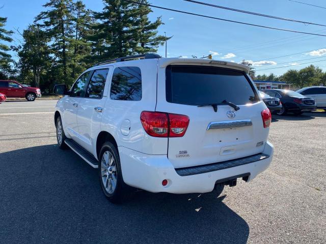 5TDBY68A68S011305 - 2008 TOYOTA SEQUOIA LIMITED WHITE photo 4