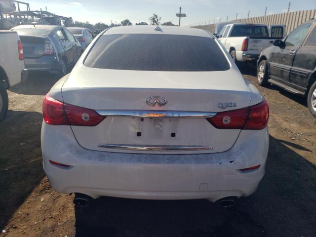 JN1BV7AP0EM674165 - 2014 INFINITI Q50 BASE WHITE photo 6