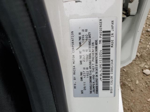 JM1BL1L39C1533054 - 2012 MAZDA SPEED 3 თეთრი ფოტო 12