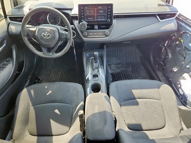 JTDEPRAE4LJ016135 - 2020 TOYOTA COROLLA LE GRAY photo 8