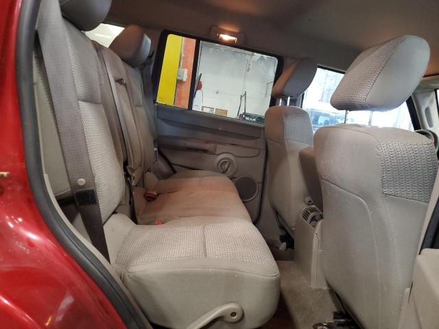 1J8HG48NX6C188273 - 2006 JEEP COMMANDER 红色 照片 10