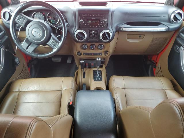 1C4BJWEG8CL184248 - 2012 JEEP WRANGLER U SAHARA Қызыл фото 8