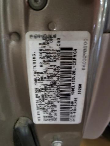 4T1BG22K5XU447405 - 1999 TOYOTA CAMRY CE BEIGE photo 12