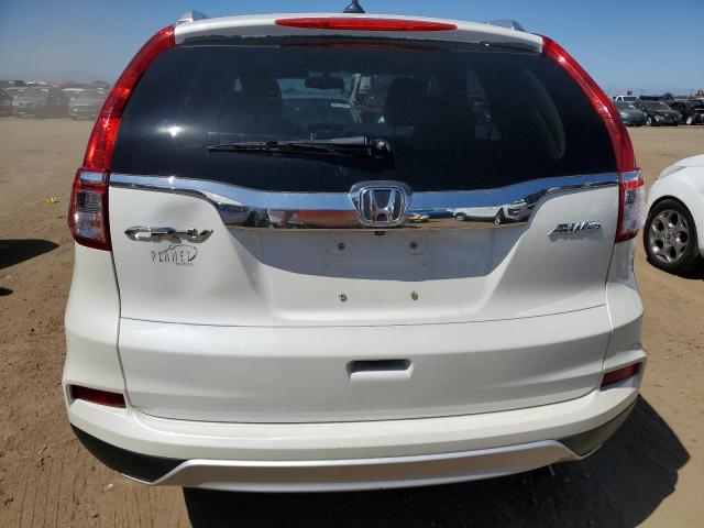 5J6RM4H75FL117823 - 2015 HONDA CR-V EXL WHITE photo 6