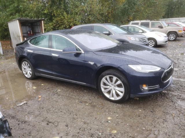 5YJSA1CN0DFP21543 - 2013 TESLA MODEL S أزرق صورة 4