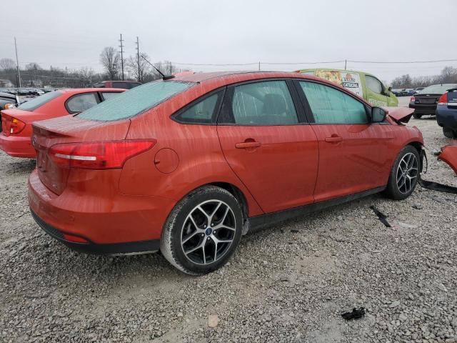 1FADP3H26JL258291 - 2018 FORD FOCUS SEL ORANGE photo 3