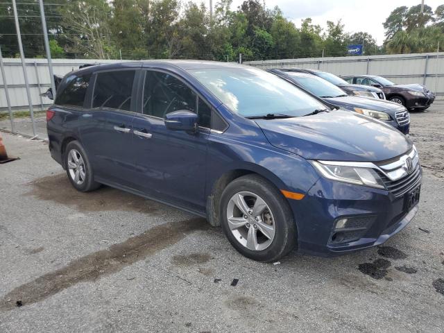 5FNRL6H77JB050853 - 2018 HONDA ODYSSEY EXL BLUE photo 4