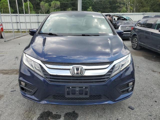 5FNRL6H77JB050853 - 2018 HONDA ODYSSEY EXL BLUE photo 5