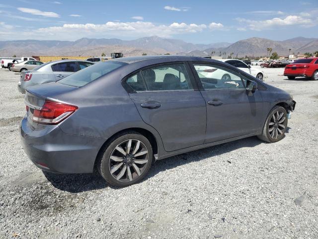 2HGFB2F94FH542813 - 2015 HONDA CIVIC EXL GRAY photo 3