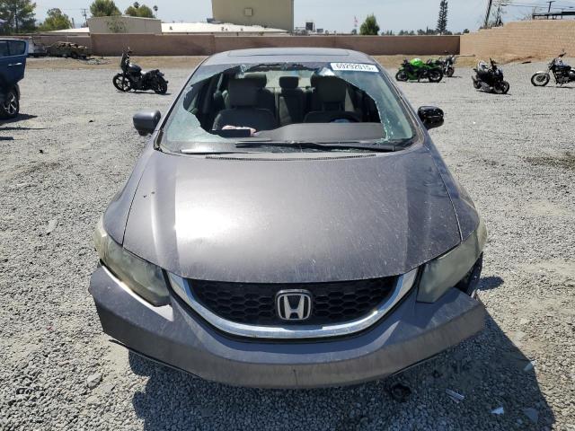2HGFB2F94FH542813 - 2015 HONDA CIVIC EXL GRAY photo 5