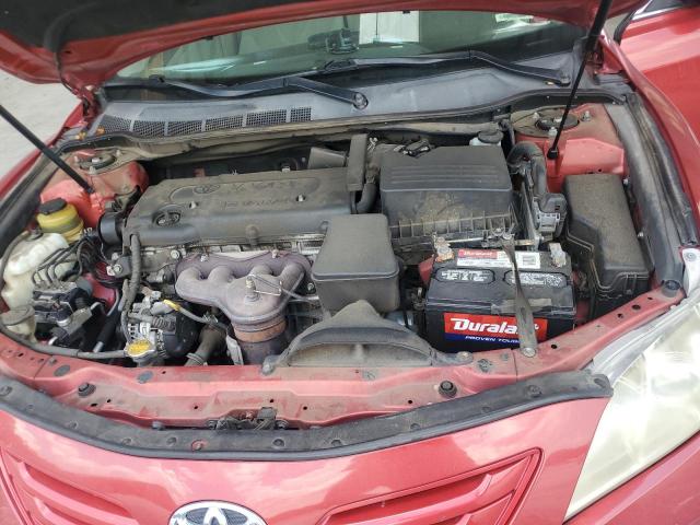 4T4BE46K49R131336 - 2009 TOYOTA CAMRY BASE RED photo 11