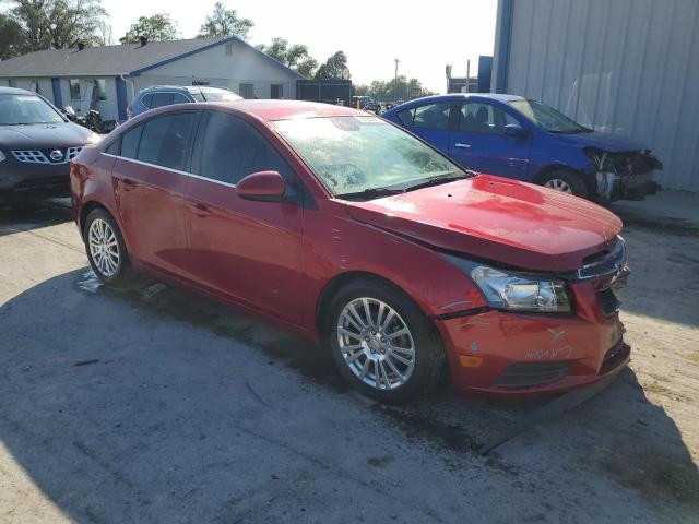 1G1PK5SC6C7395304 - 2012 CHEVROLET CRUZE ECO RED photo 4