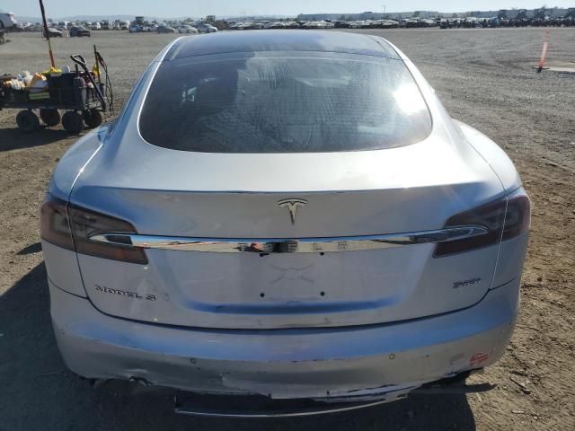 5YJSA1CP8DFP26961 - 2013 TESLA MODEL S SILVER photo 6