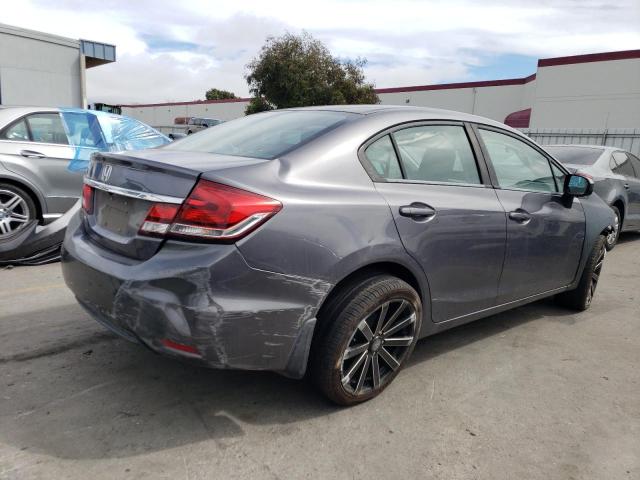 19XFB2F54EE214877 - 2014 HONDA CIVIC LX GRAY photo 3