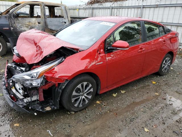 JTDL9RFU3L3018657 - 2020 TOYOTA PRIUS LE RED photo 1