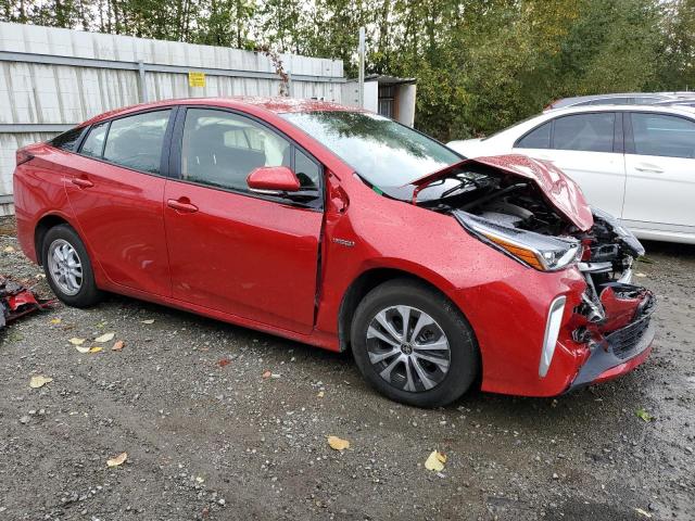 JTDL9RFU3L3018657 - 2020 TOYOTA PRIUS LE RED photo 4