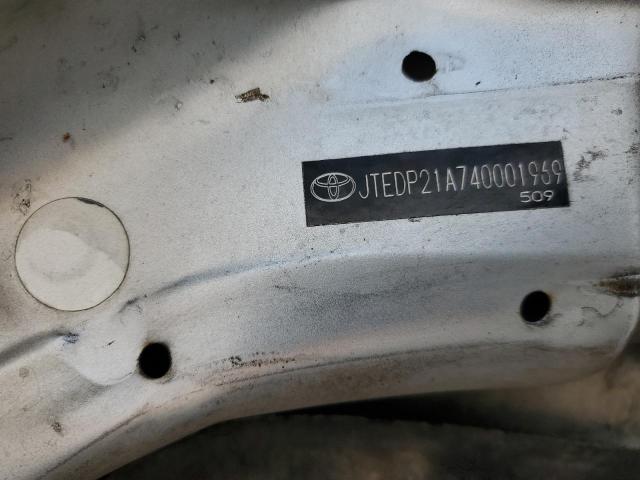 JTEDP21A740001969 - 2004 TOYOTA HIGHLANDER BASE 米色 照片 13