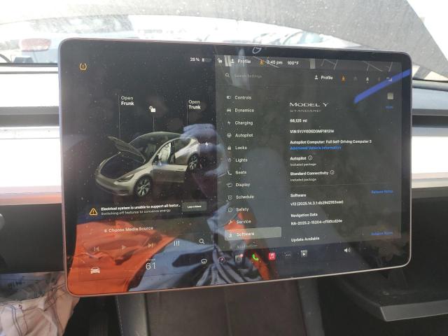 5YJYGDED3MF181314 - 2021 TESLA MODEL Y 黑色 照片 9