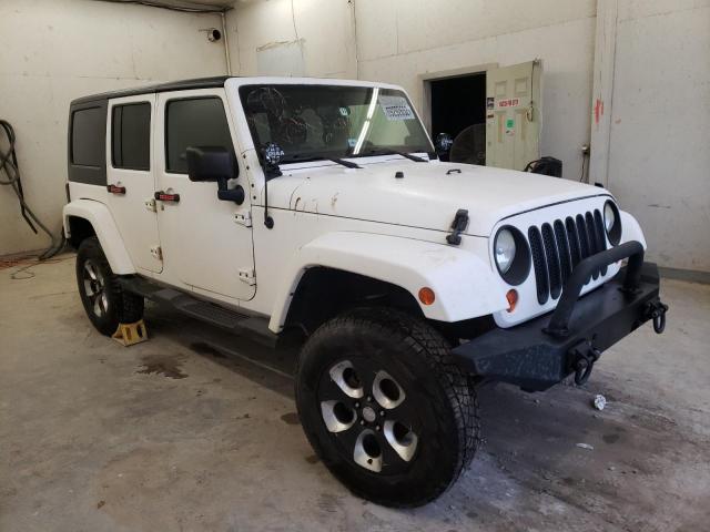 1J4BA5H13BL532659 - 2011 JEEP WRANGLER U SAHARA WHITE photo 4