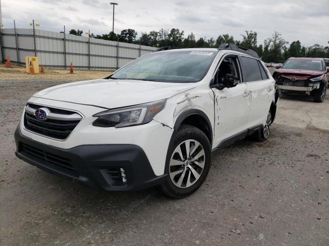 4S4BTAFC6N3208148 - 2022 SUBARU OUTBACK PREMIUM WHITE photo 1