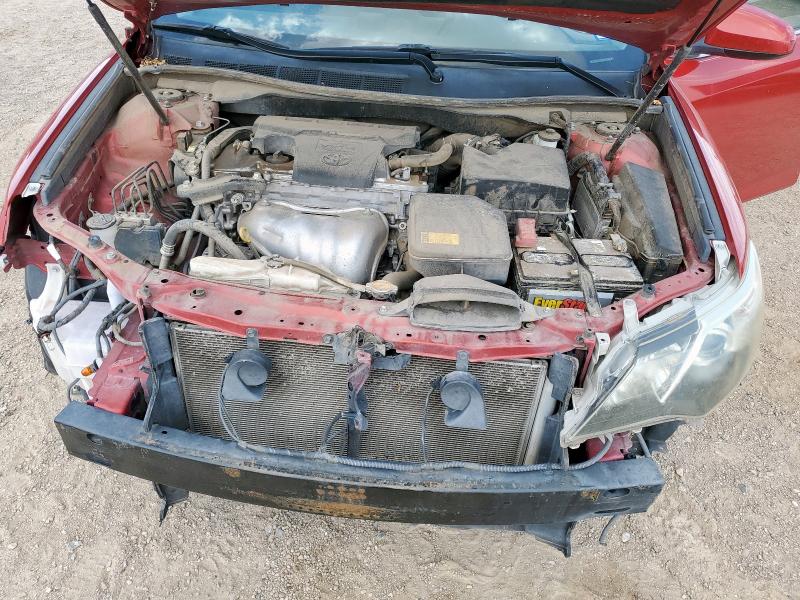 4T1BF1FK1DU723517 - 2013 TOYOTA CAMRY L RED photo 11