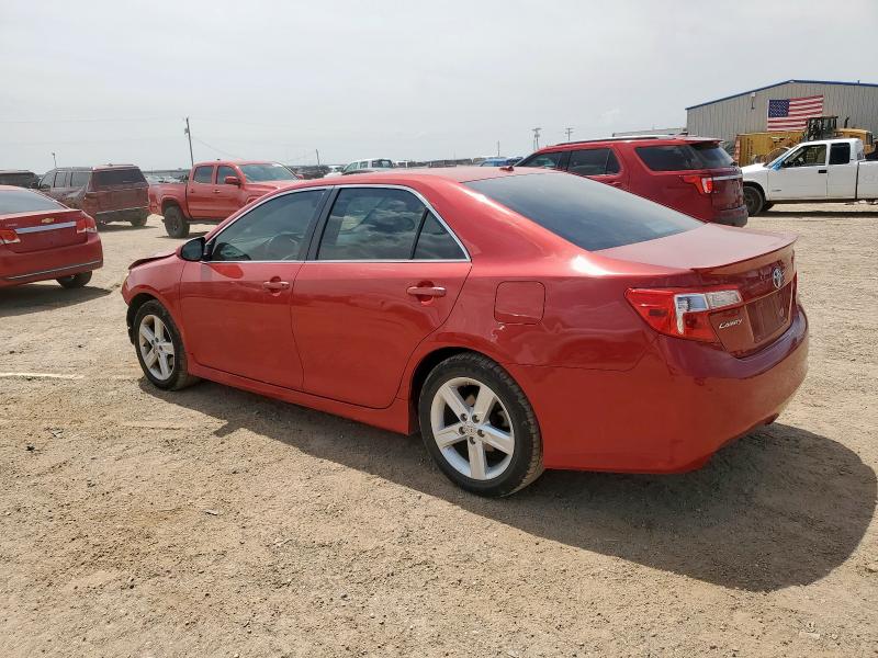 4T1BF1FK1DU723517 - 2013 TOYOTA CAMRY L RED photo 2
