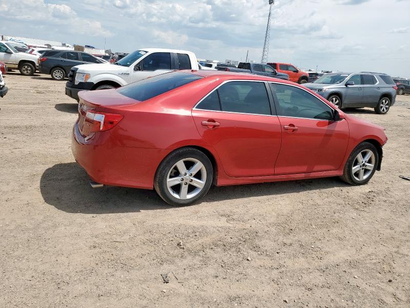 4T1BF1FK1DU723517 - 2013 TOYOTA CAMRY L RED photo 3