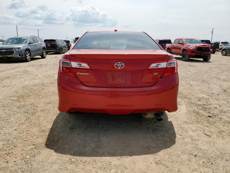 4T1BF1FK1DU723517 - 2013 TOYOTA CAMRY L RED photo 6