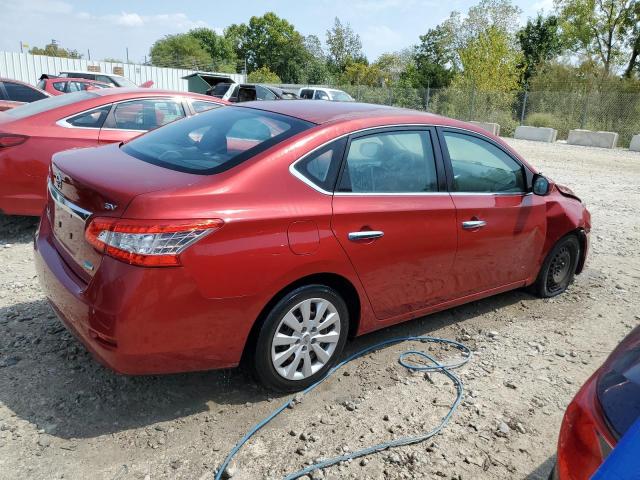 3N1AB7AP8EY238763 - 2014 NISSAN SENTRA S BROWN photo 3