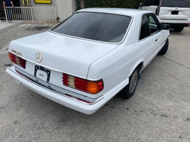 WDBCA45E1LA555252 - 1990 MERCEDES-BENZ 560 SEC WHITE photo 4