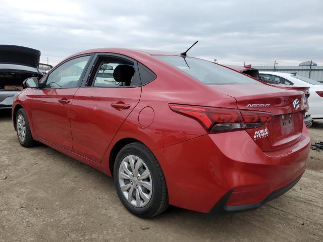 3KPC24A39JE022062 - 2018 HYUNDAI ACCENT SE RED photo 2