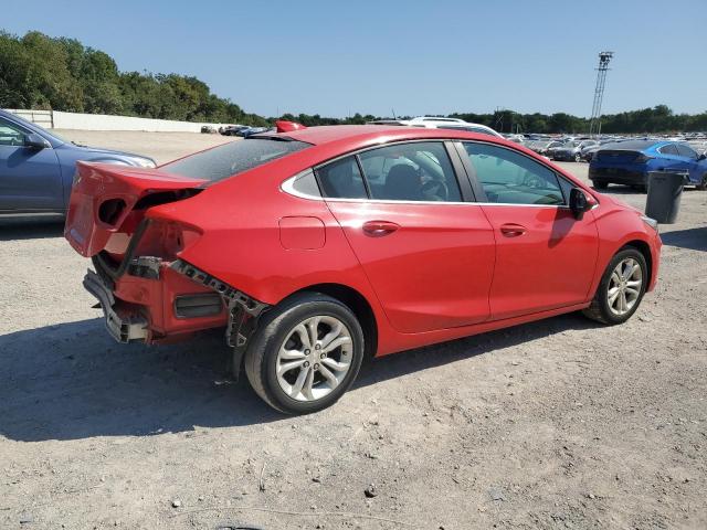 1G1BE5SM7K7107251 - 2019 CHEVROLET CRUZE LT Czerwony zdjęcie 3