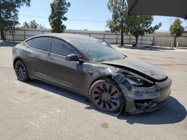 5YJ3E1EC6PF711334 - 2023 TESLA MODEL 3 Черный фото 4