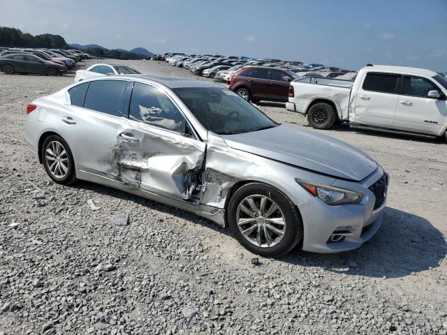 JN1BV7AP1FM335187 - 2015 INFINITI Q50 BASE SILVER photo 4
