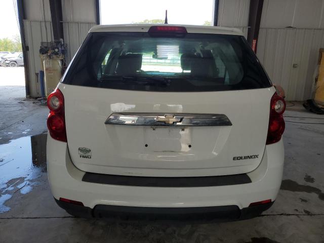 2GNFLCEK4C6395655 - 2012 CHEVROLET EQUINOX LS WHITE photo 6
