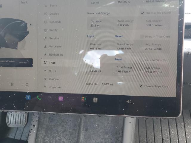 5YJ3E1EAXSF998040 - 2025 TESLA MODEL 3 GRAY photo 9