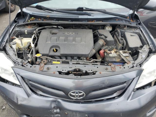 2T1BU4EEXCC840533 - 2012 TOYOTA COROLLA BASE ნაცრისფერი ფოტო 11