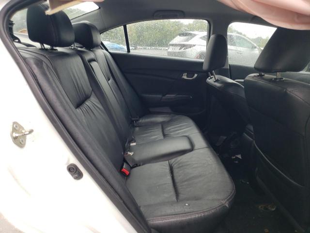 19XFB2F90FE220938 - 2015 HONDA CIVIC EXL WHITE photo 10