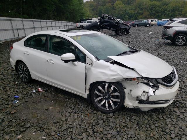 19XFB2F90FE220938 - 2015 HONDA CIVIC EXL WHITE photo 4