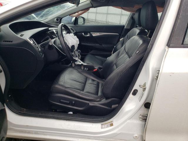 19XFB2F90FE220938 - 2015 HONDA CIVIC EXL WHITE photo 7
