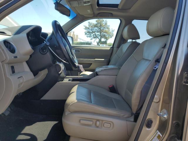 5FNYF38509B027877 - 2009 HONDA PILOT EXL TAN photo 7