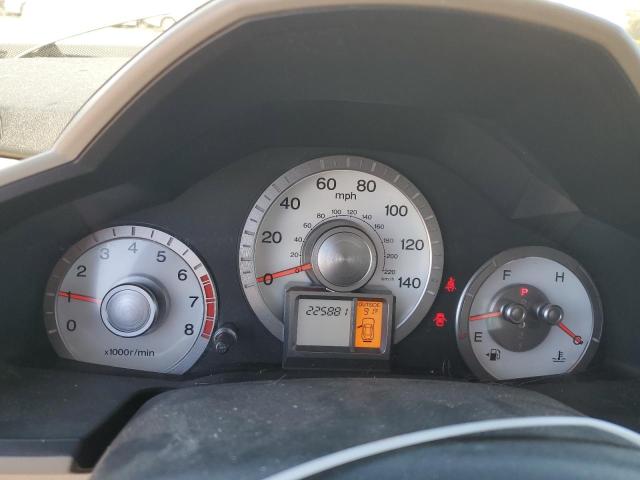 5FNYF38509B027877 - 2009 HONDA PILOT EXL TAN photo 9