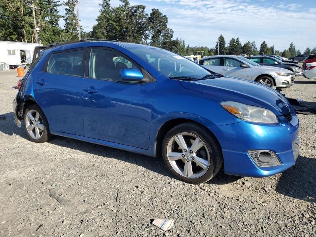 2T1KE40E39C004298 - 2009 TOYOTA COROLLA MA S BLUE photo 4