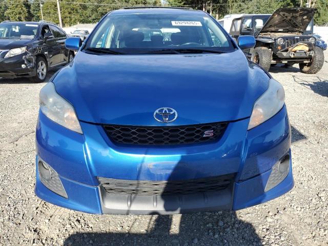 2T1KE40E39C004298 - 2009 TOYOTA COROLLA MA S BLUE photo 5