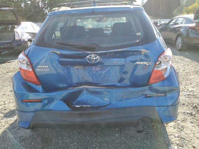 2T1KE40E39C004298 - 2009 TOYOTA COROLLA MA S BLUE photo 6
