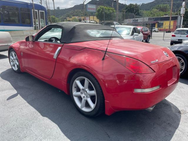 JN1AZ36A54T011045 - 2004 NISSAN 350Z ROADSTER RED photo 3