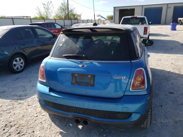 WMWMF73538TT87568 - 2008 MINI COOPER S BLUE photo 6