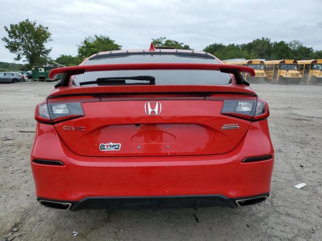 19XFL1H80NE021933 - 2022 HONDA CIVIC SPORT TOURING RED photo 6