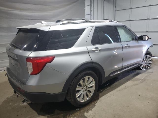 1FMSK8FHXLGC55213 - 2020 FORD EXPLORER LIMITED SILVER photo 3