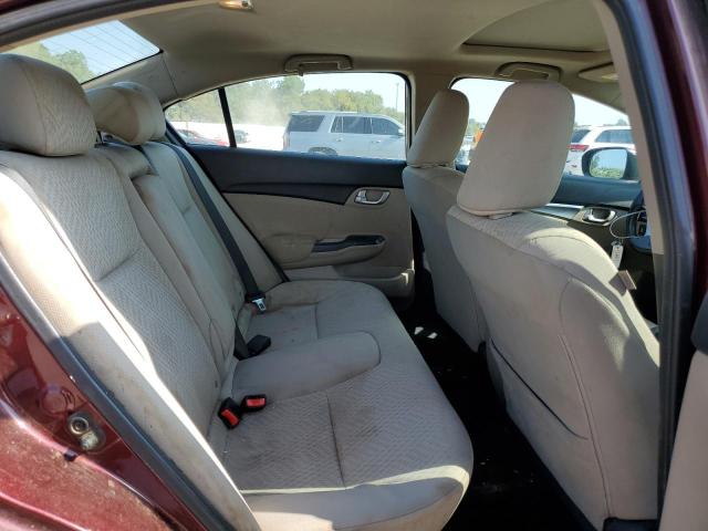 19XFB2F87EE022900 - 2014 HONDA CIVIC EX Tünd qırmızı foto 10